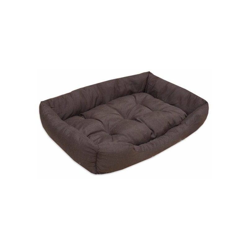 

Cama para animal Lavable Marrón 47x37cm perro Cuna Y Gato cojín nuevo