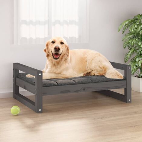 Camas para perros grandes de madera hot sale