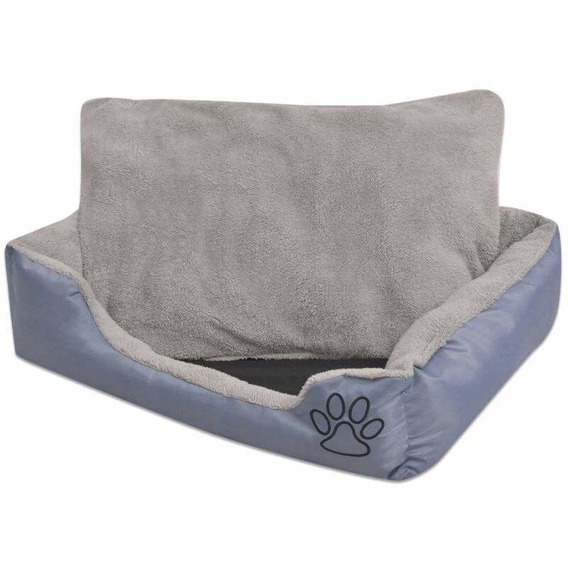 

BHD - Cama para perro con cojín acolchado talla S gris