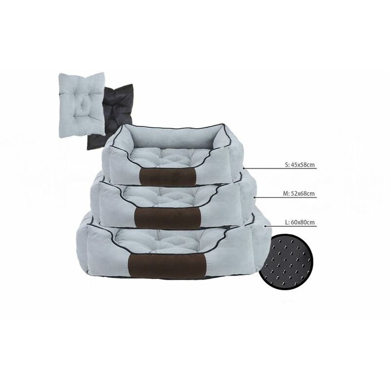 

Cama para Perro o Gato New Confort Gris, Varias Medidas - S: 45 x 58 Cm