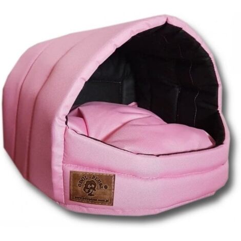 Cama para perro XS - perro pequeño - box - cama para perro - 39 x 40 x 34 cm - rosa - cama para perro - cama para perro