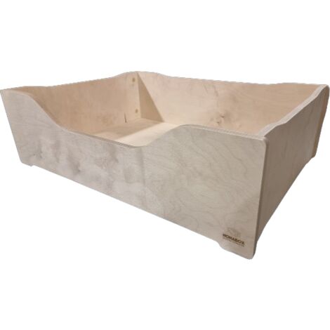 Cama para perros 70x50 madera contrachapada