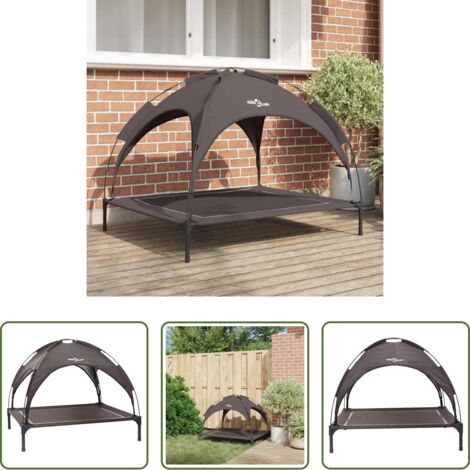 Cama para perros -  Cama para perro Manual Marrón 104 x 86 x 84,5 cm Acero