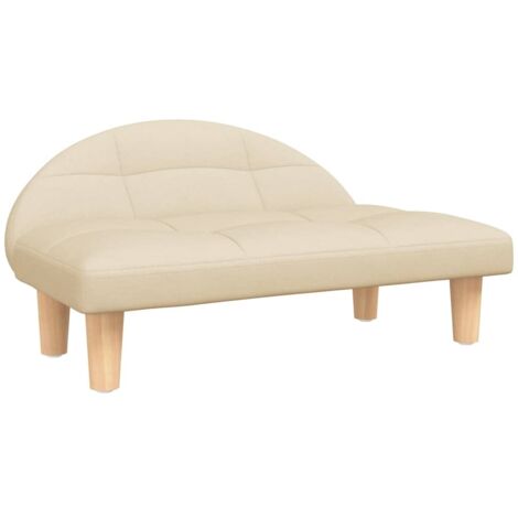 Cama para perros cesta cómodo sofá 70 x 52 x 30 cm tela crema 020042892