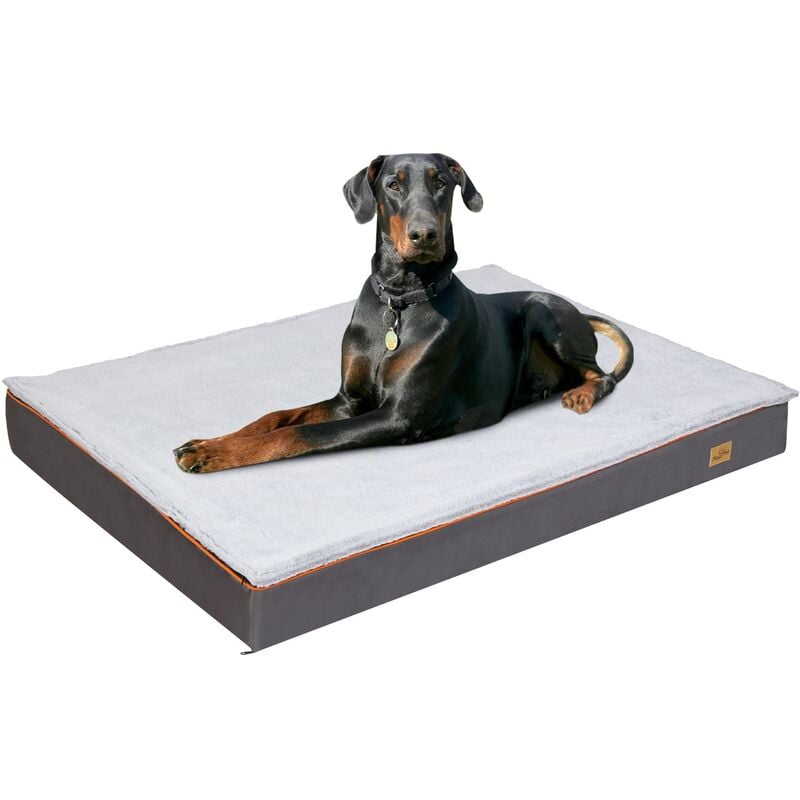 

Cama Perro Grande Desenfundable BINGOPAW,Cama para Perros Grandes Ortopedica 135x100x12cm Camas Perros XXXL Colchon Perro Antideslizante con Funda de