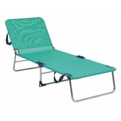 CAMA PLAYA MULTIPOSICION CON ASA ALUMINIO FIBRELINE AZUL - 1060ALF-0030