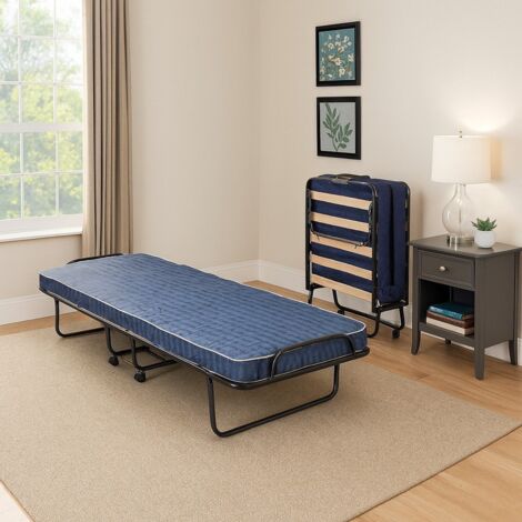 Cama Plegable - Camastro Negro Jeans