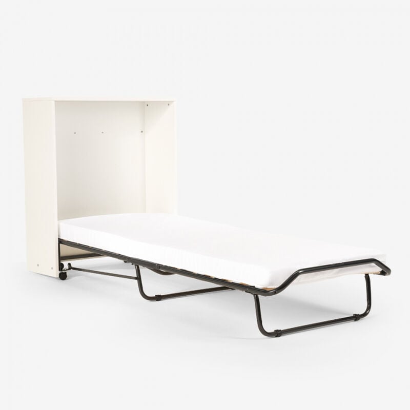

Cama plegable con colchón y lamas 80x190 Atena