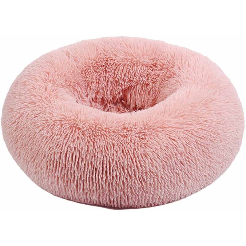 

Cama redonda de felpa mullida para mascotas, almohadilla de cama para gatos con autocalentamiento, cojin para gatos, cama con fondo antideslizante,