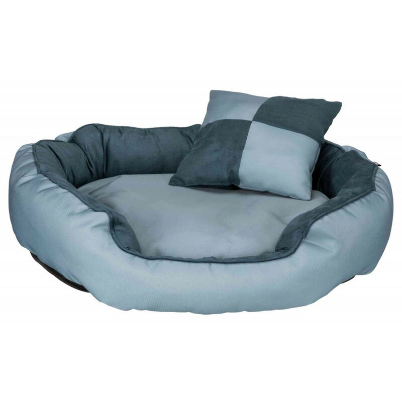 

Cama reversible Basko. 100 × 70 cm. para perros. color azul.