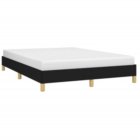 Cama sin colchón tela negro 140x190 cm vidaXL