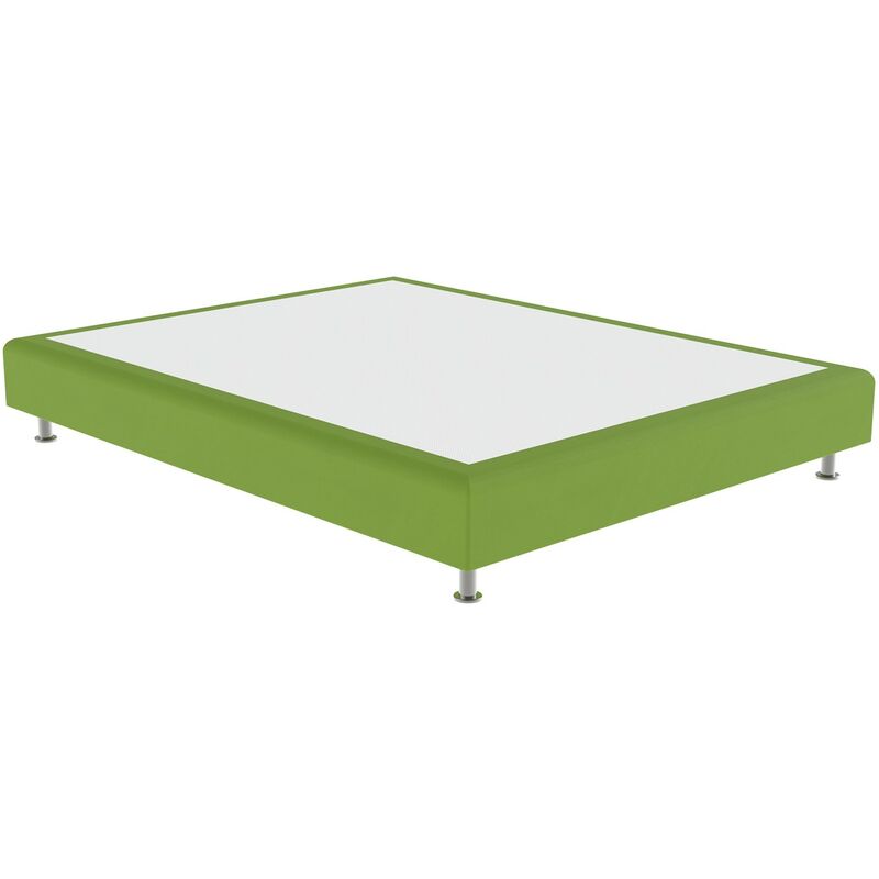 

Cama tapizada Elegance Color Principal - Polipiel Green Verde Pistacho, 80 x 190 cm.