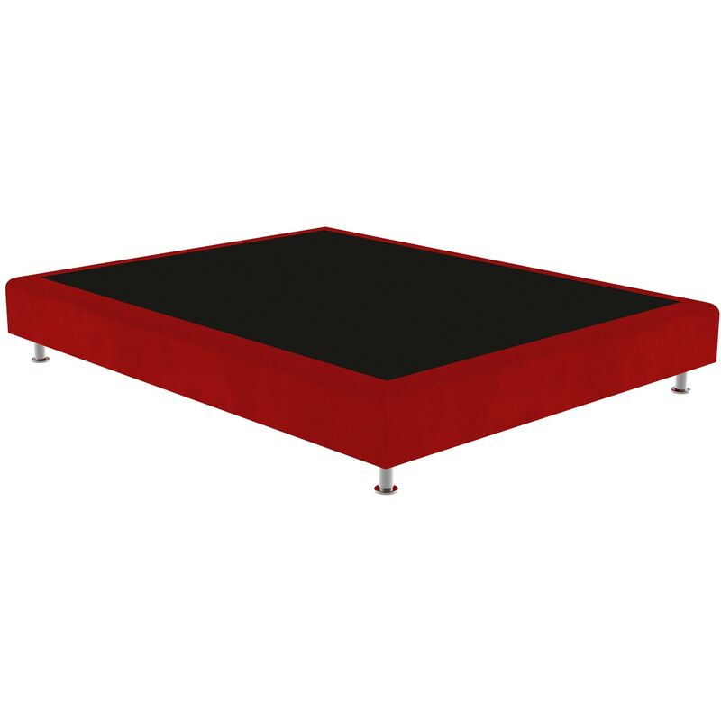 

Cama tapizada Elegance Color Principal - Terciopelo 203 Rojo, 80 x 200 cm.