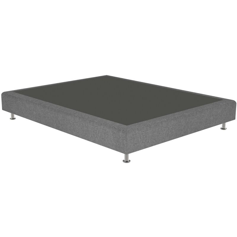 

Cama tapizada Elegance Color Principal - Tela Acualine - Light Grey Gris Claro, 90 x 200 cm.