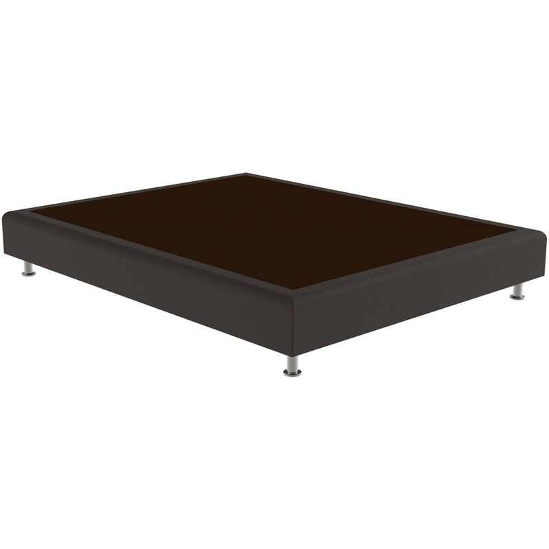 

Cama tapizada Elegance Color Principal - Polipiel Dark Brown Chocolate, 100 x 190 cm.