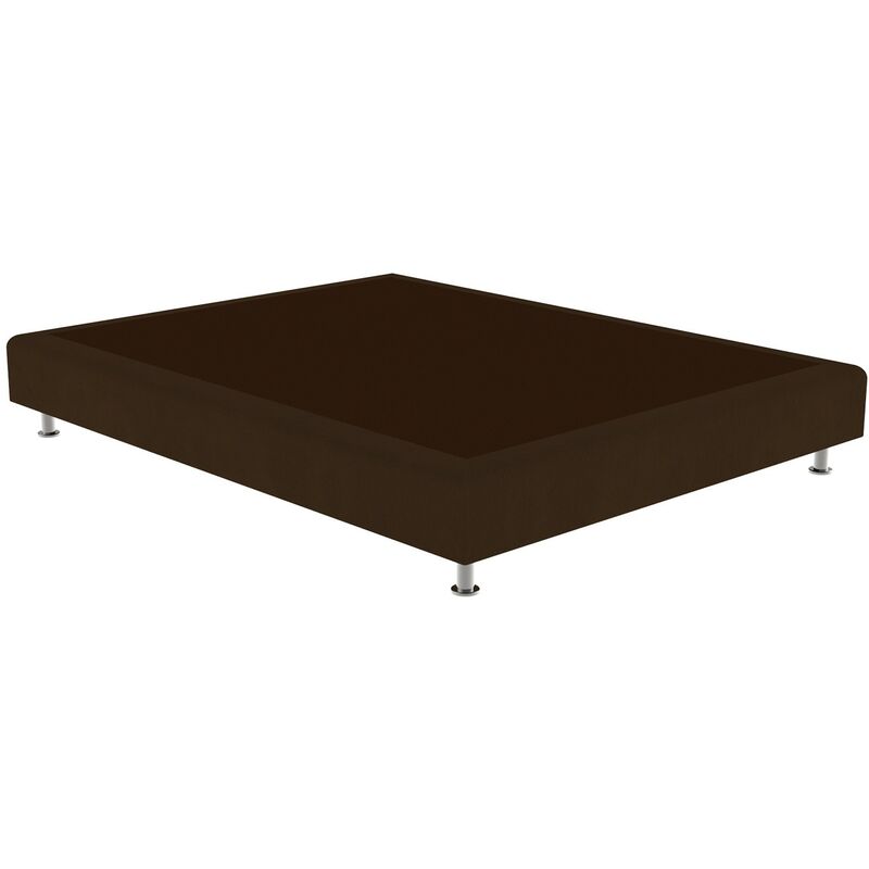 

Cama tapizada Elegance Color Principal - Terciopelo 102 Chocolate, 100 x 190 cm.