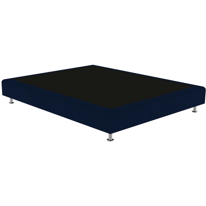 

Cama tapizada Elegance Color Principal - Terciopelo Deep Blue - Azul marino, 105 x 180 cm.