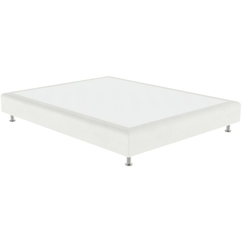 

Cama tapizada Elegance Color Principal - Polipiel White Blanco nuclear, 120 x 180 cm.