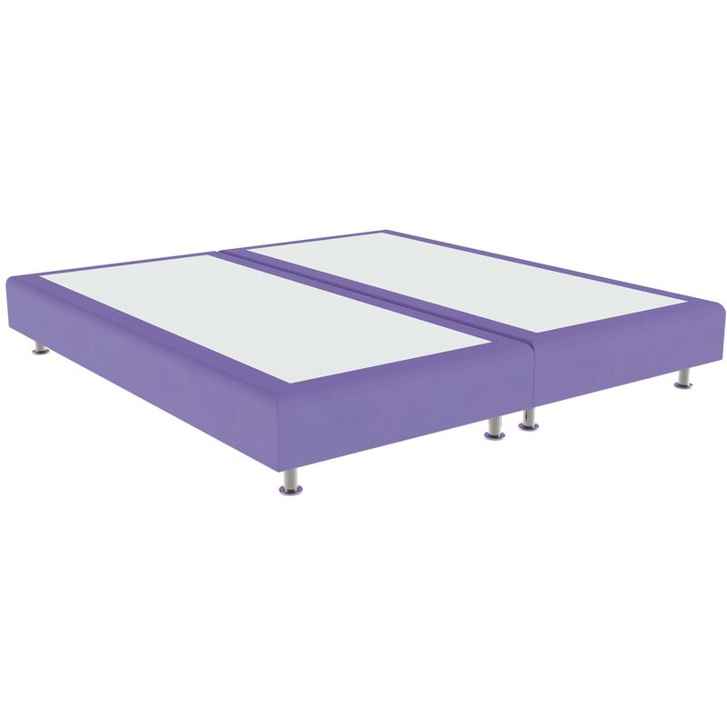 

Cama tapizada Elegance Color Principal - Polipiel Purple Morado, 180 x 200 cm. (2 de 90x200) + anclajes de unión