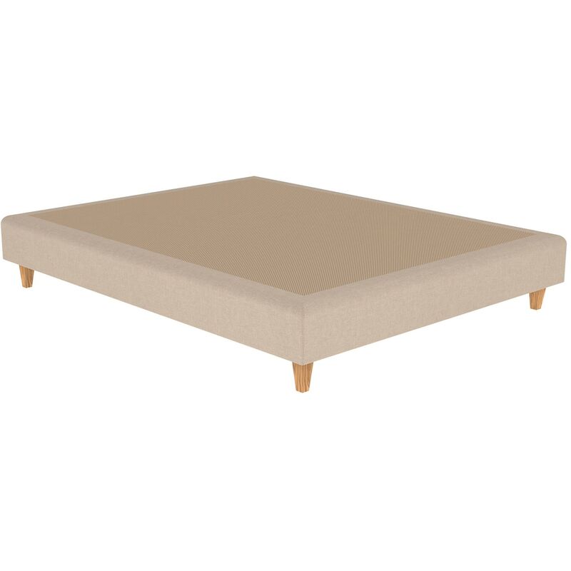 

Cama Tapizada Venecia Color Principal - Tela Acualine - Punto beige-beige, 80 x 180 cm.