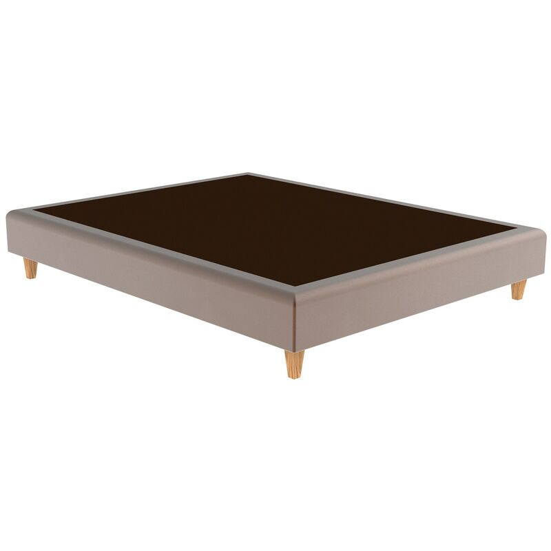 

Cama Tapizada Venecia Color Principal - Polipiel Bronce, 80 x 190 cm.