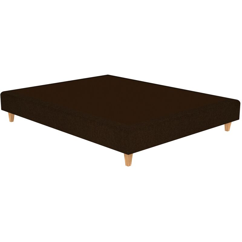 

Cama Tapizada Venecia Color Principal - Tela Acualine - Dark Brown Chocolate, 100 x 190 cm.