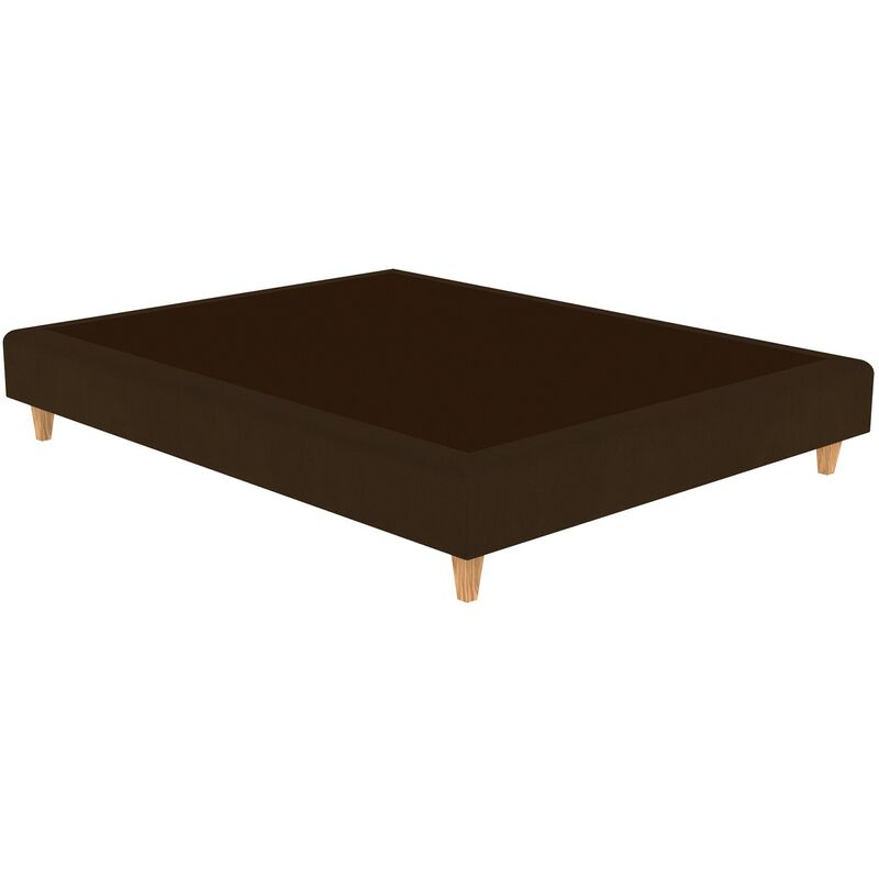 

Cama Tapizada Venecia Color Principal - Terciopelo 102 Chocolate, 135 x 190 cm.