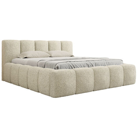 Cama TrendyNest 113, Abriamo 03, Doble, 160x200, Tapiz, Somieres, 180x222x71cm