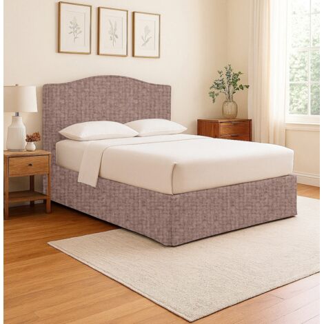 Cama Una Plaza y Media Blyth, Desenfundable, Hecho en Italia, Rosa Antiguo