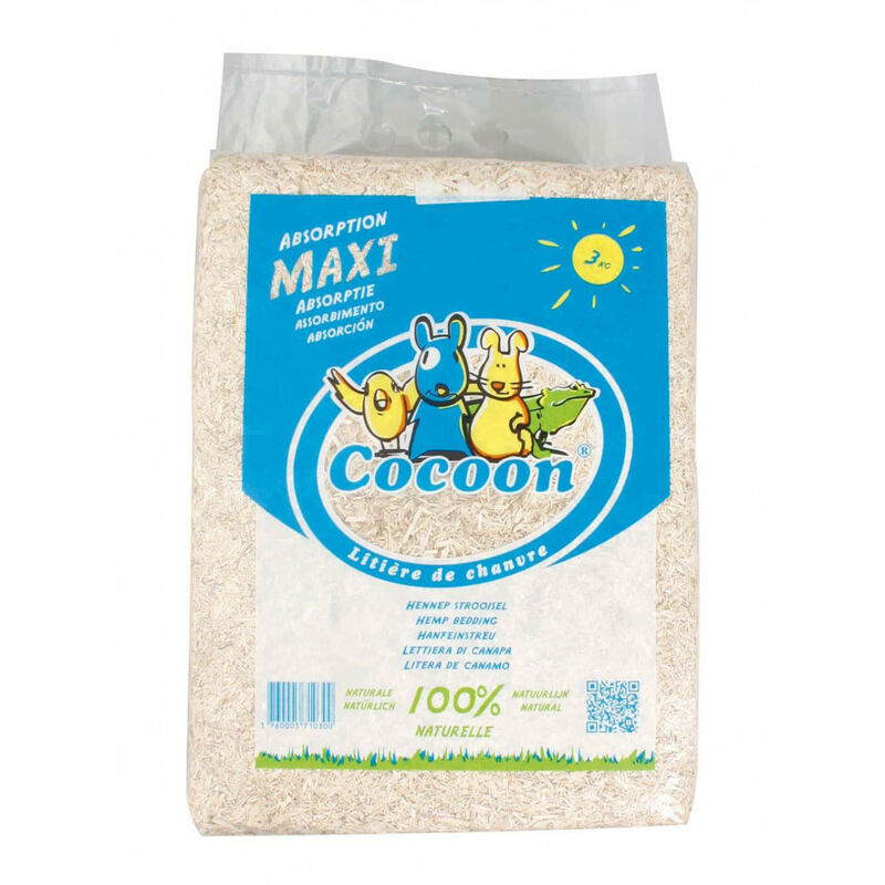 

Camada de cáñamo 3 kg - 30 L para roedores