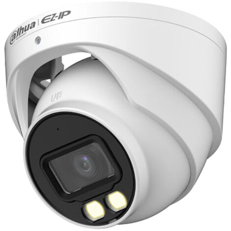 Cámara Analógica DAHUA Exterior de 2MPX 2.8mm con Micrófono Full Color  Blanco / Negro   IluminaShop