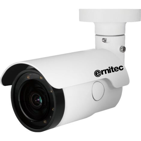 Cámara bala Ernitec HALO-DX-402M, 2,7-12 mm, 1080p a 60 fps, sensor StarvisT HDR, IK10, enfoque automático, POE con calefactor, VAXALPR, 0070-05403-VAXALPR