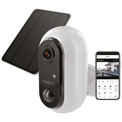 Camara c/baterÍa ext. wifi full hd 1080p + panel solar compa