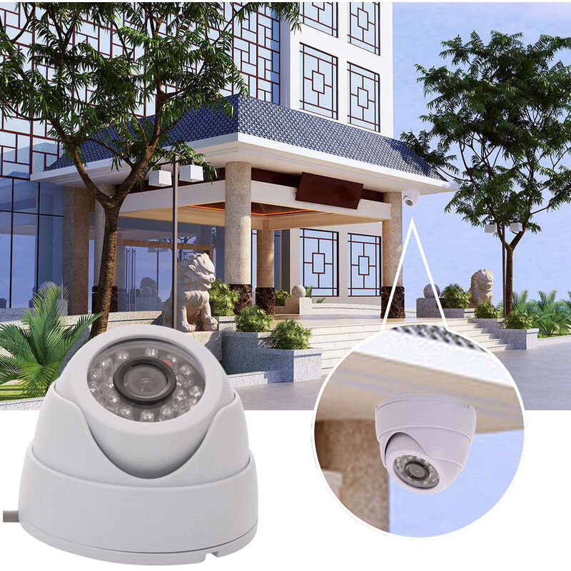 

Happyshopping - Camara de seguridad, camara IR AHD de 24 LED,720P-PAL