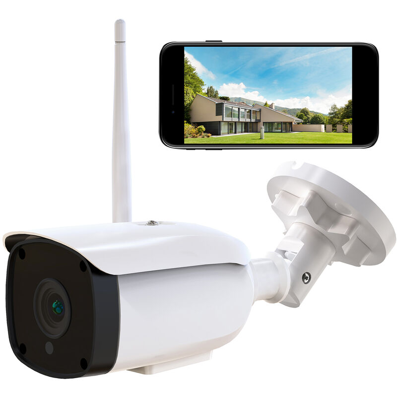 

Cámara de seguridad para exteriores,1080p Cloud Cam,Cámaras de videovigilancia,con audio bidireccional,iOS,aplicación Android disponible,la tarjeta