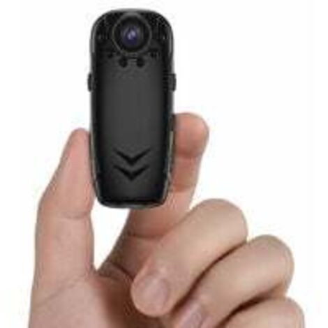 Cámara de vigilancia para interior y exterior, grabadora de vídeo multifuncional con cámara corporal portátil con detección de movimiento, visión nocturna por infrarrojos para automóvil, oficina, etc.
