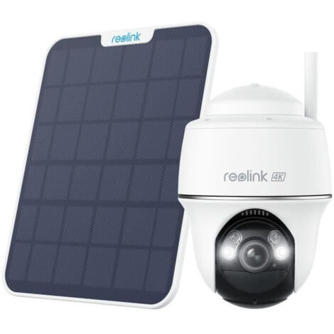 Cámara Exterior - REOLINK - B440 - Panel Solar - Blanco