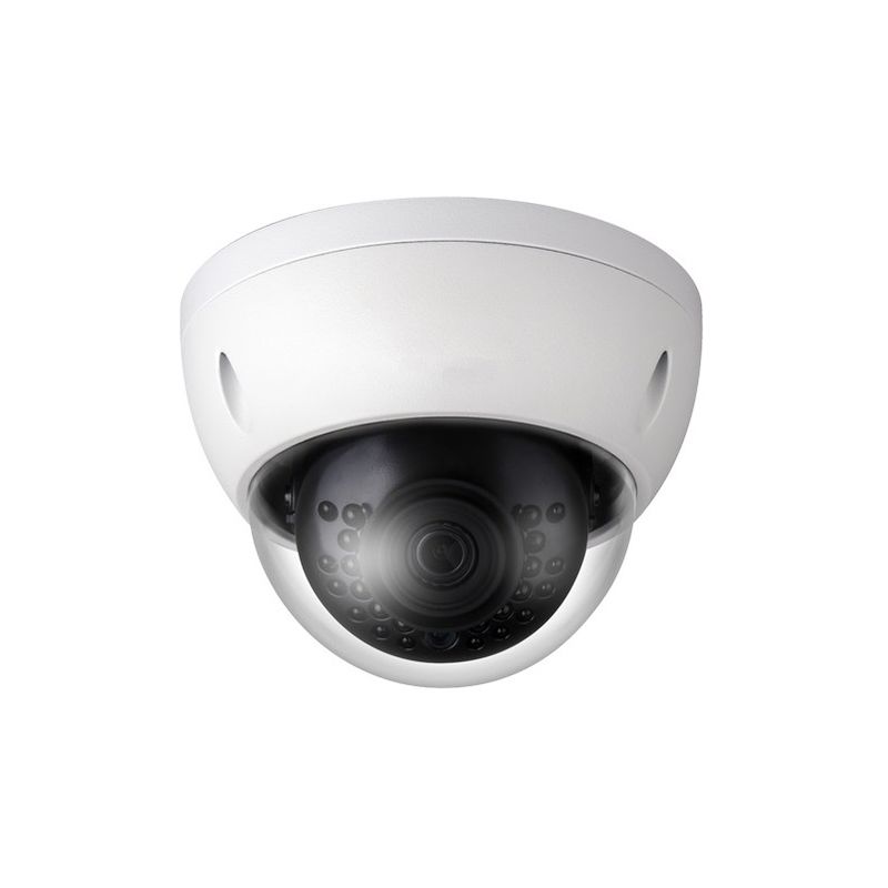 

Dahua - Cámara IP Domo, resolución 2Mpx, ONVIF, óptica fija 2.8mm, visión nocturna 30m, exterior