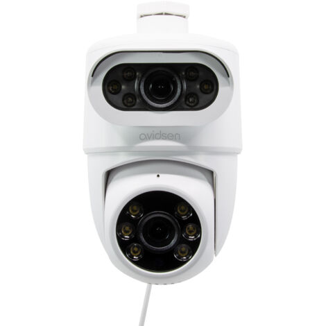 Cámara IP motorizada para exteriores 2K con doble lente HomeCam Dual PTZ - Avidsen - 127156