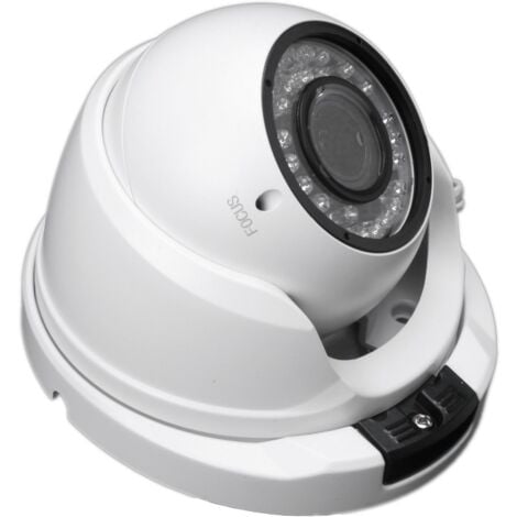 JANDEI Camara IP POE Onvif HD 3MP Domo Optica 2,8-12mm IP65