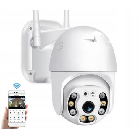 CÁMARA IP WIFI ROTATIVA PARA EXTERIORES ZOOM 4X SD 2Mpx DOMO IP