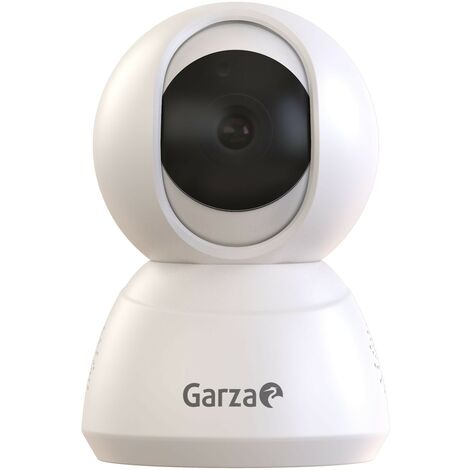 Garza - Cámara de Vigilancia 360º Interior Inteligente IP Wifi 2.4GHz,  1440P 2.5K (Quad HD)