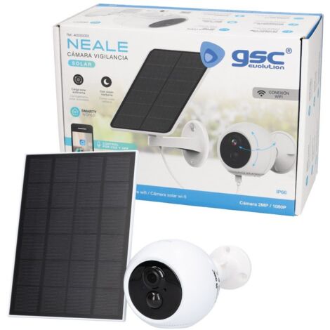 Camara Vigilancia Solar Con Wifi 1080P 2MP