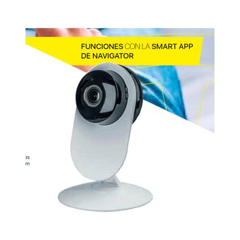 Garza Smart Design Cámara Inteligente de Vigilancia IP 720p HD WiFi para  Interiores