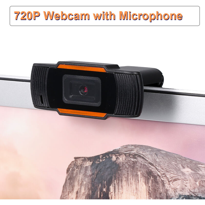 

Happyshopping - Camara web 720P con microfono Camara web HD para computadora portatil de escritorio Camara de transmision en vivo