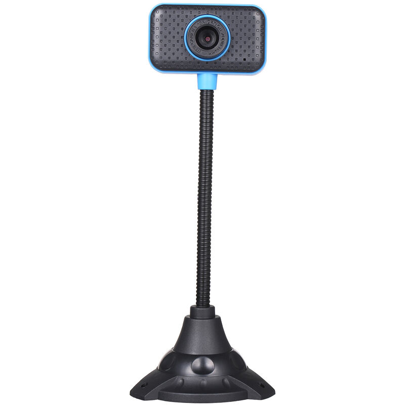 

Camara web USB 2.0 de alta definicion 480P con microfono, manguera flexible para computadora portatil, computadora de escritorio, Azul