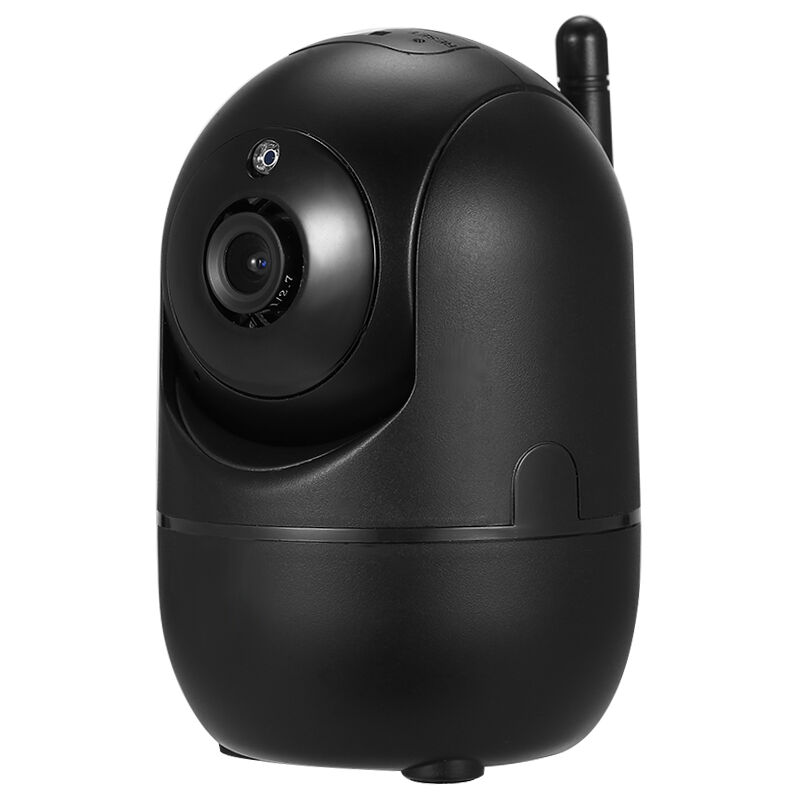 

Camara WIFI de seguridad para el hogar,Negro, enchufe de la UE