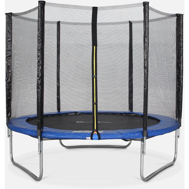 

Alice's Garden - Cama elástica 245 cm, Trampolín para niños azul, aguanta hasta 100 kg (estructura reforzada). Incluye: red de protección- PLUTON