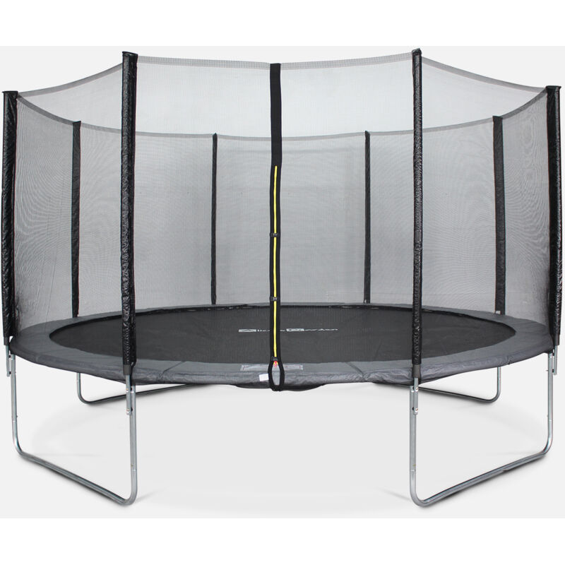 

Alice's Garden - Cama elástica 430 cm, Trampolín para niños, aguanta hasta 150 kg (estructura reforzada) VENUS - Gris