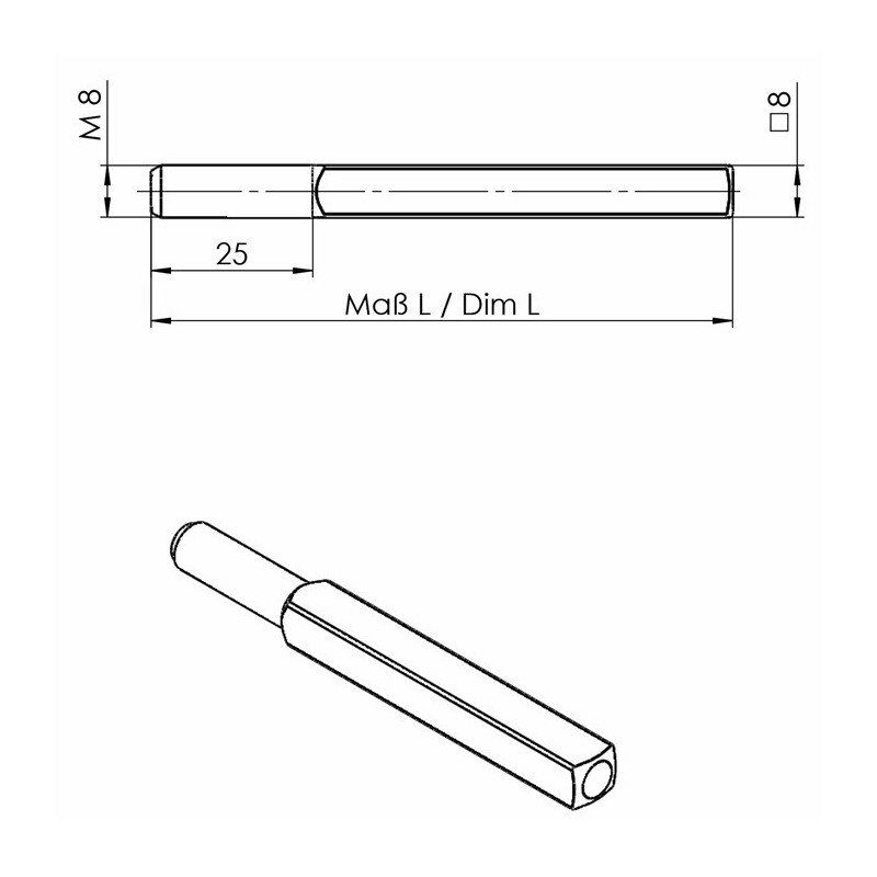 

Cambiar pin OGRO 115 4-KT.8x90mm STA M8 OGRO